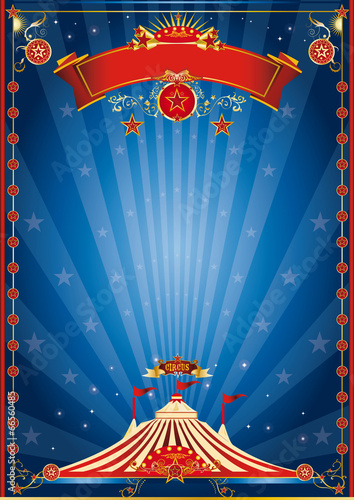 blue night circus poster