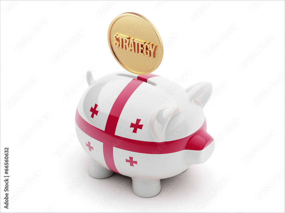 Georgia Strategy Concept Piggy Concept Georgia Strategy Concept Piggy Concept