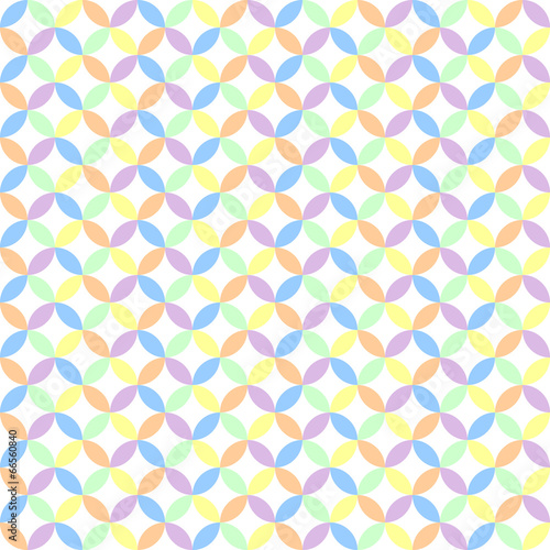 Wallpaper Mural retro geometric circle background in pastel colors Torontodigital.ca