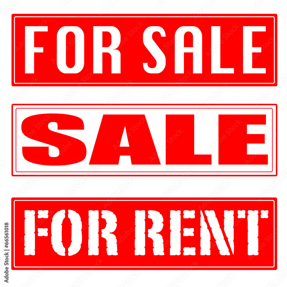 for sale, sale, for rent stamp for sale, sale, for rent stamp