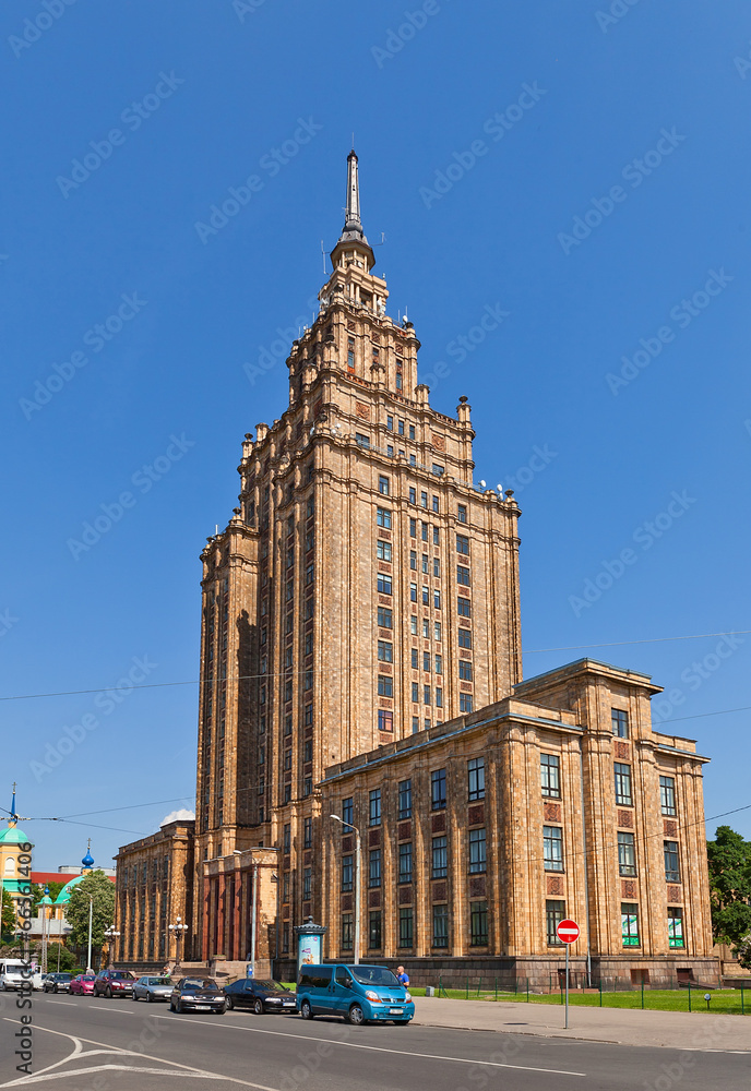 Latvian Academy of Sciences (1958) in Riga, Latvia Latvian Academy of Sciences (1958) in Riga, Latvia