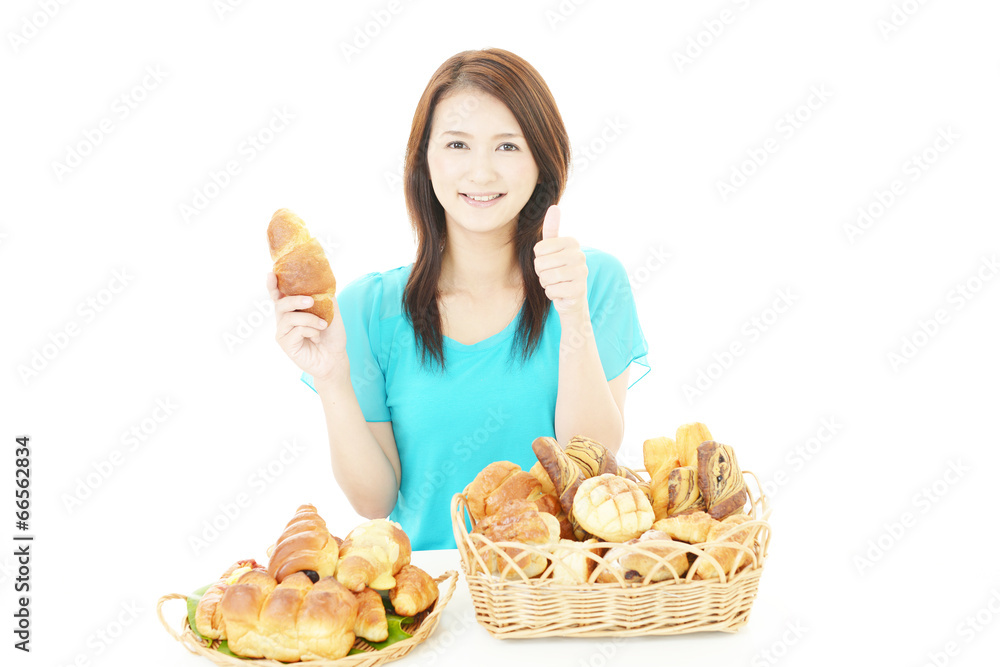 笑顔の女性 笑顔の女性