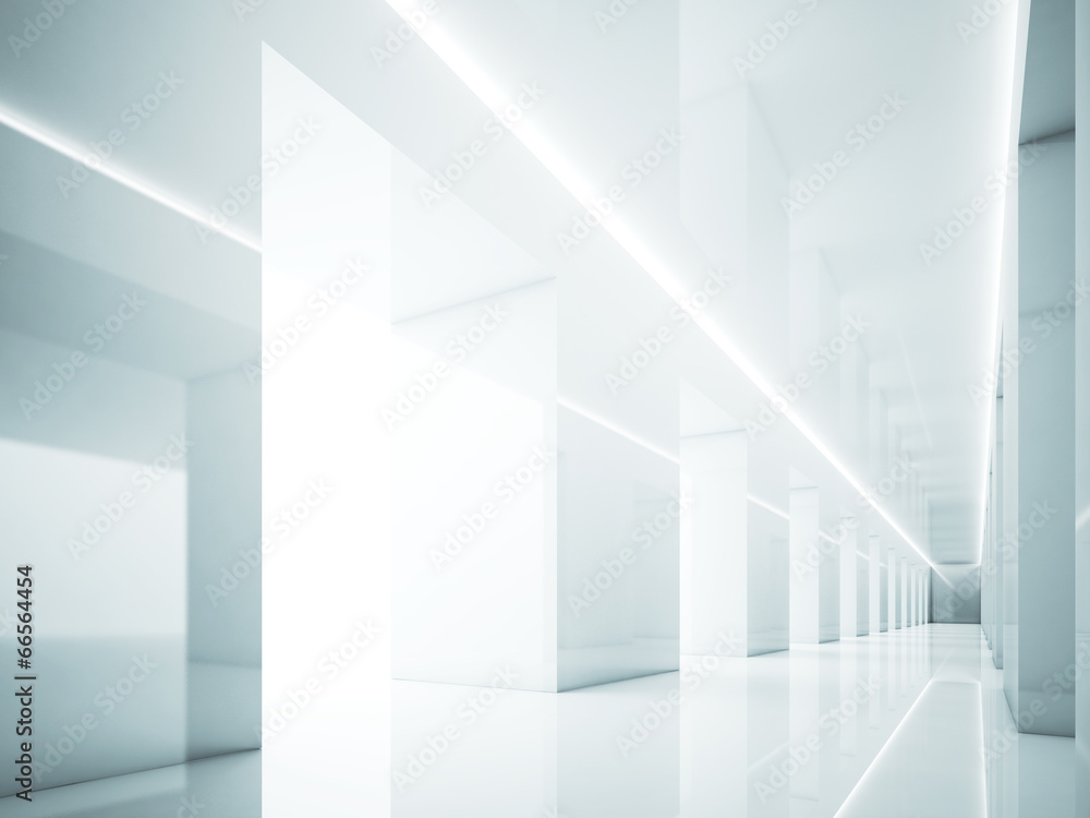 Fototapeta premium empty bright interior