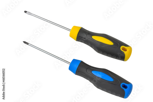 Two screwdrivers.