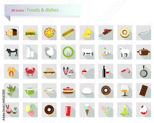 vector_food icons