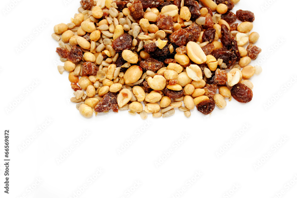 Nutty Trail Mix with Copy Space Nutty Trail Mix with Copy Space