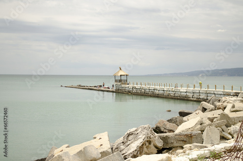 Fotografie seaside landscape in bulgaria
