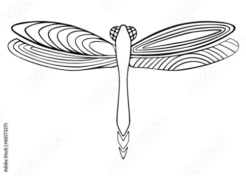 coloring book dragonfly