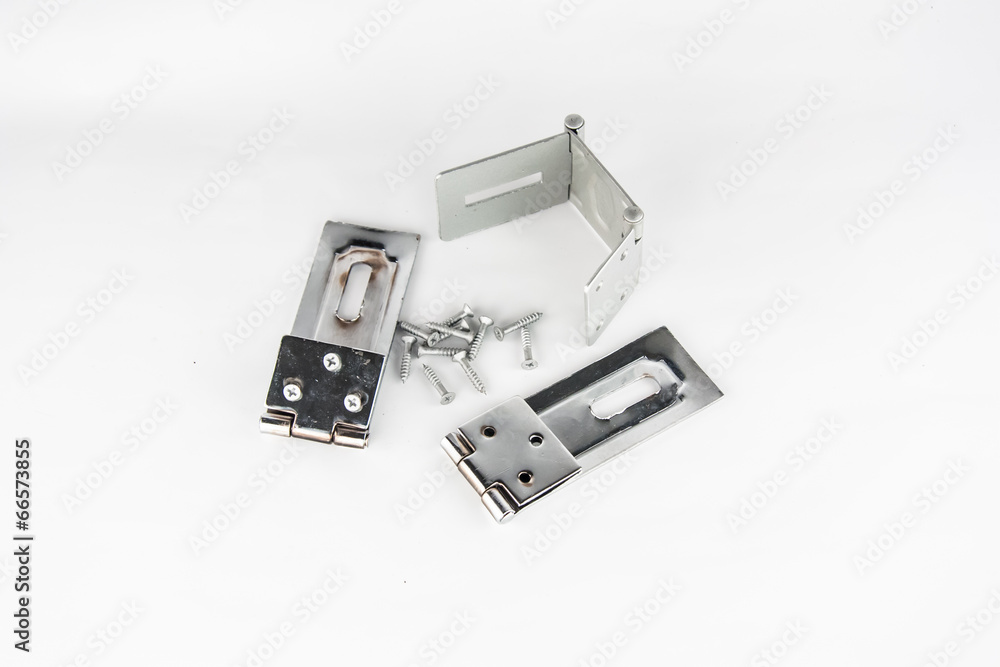 Fototapeta premium Hinge for locking the door