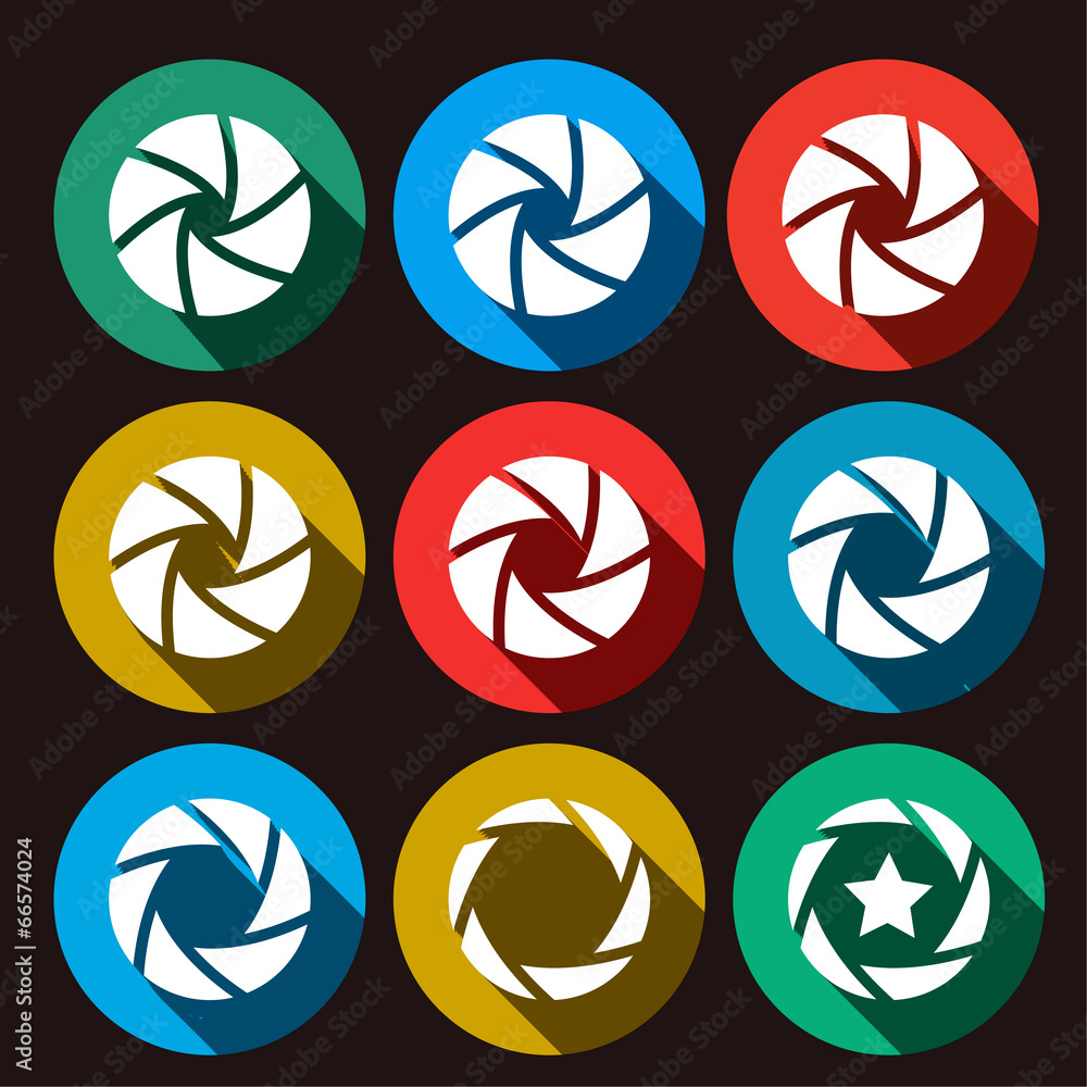 camera shutter illustration