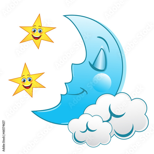 Sleeping moon