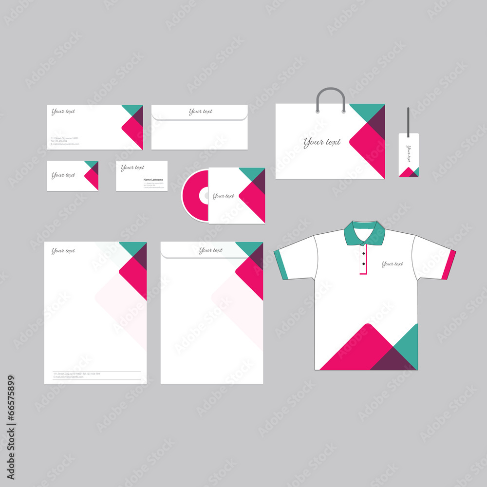 abstract business stationery template abstract business stationery template