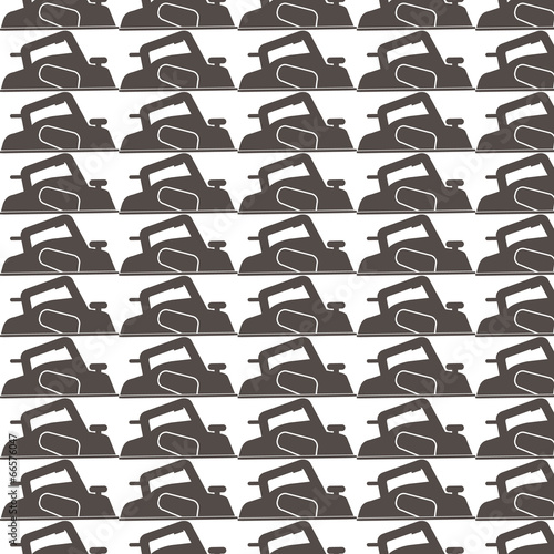 Seamless pattern background of electric planer