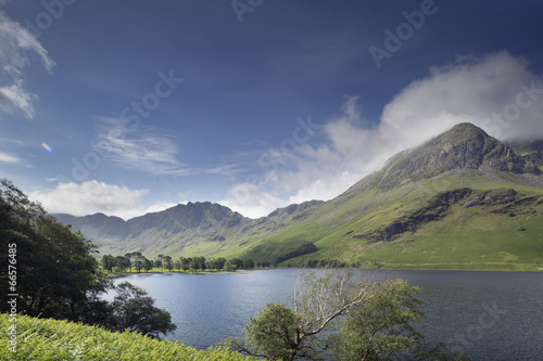 buttermere lake in the lake district, cumbria, england