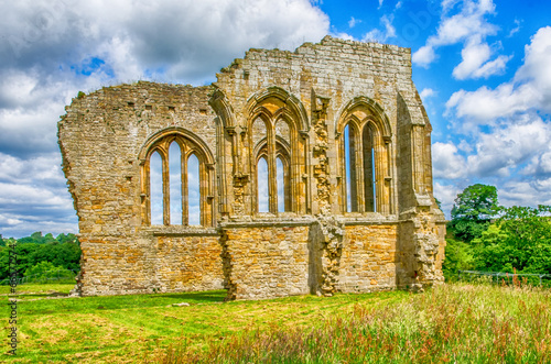 Egglestone Abbey ruins in County Durham photo