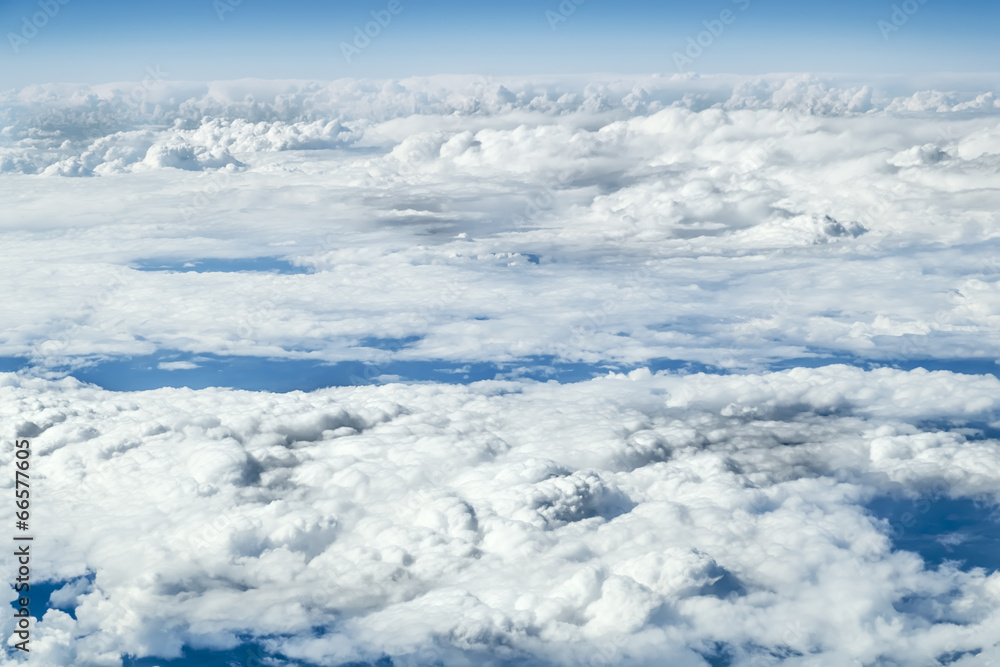 Views of the clouds from a height Views of the clouds from a height