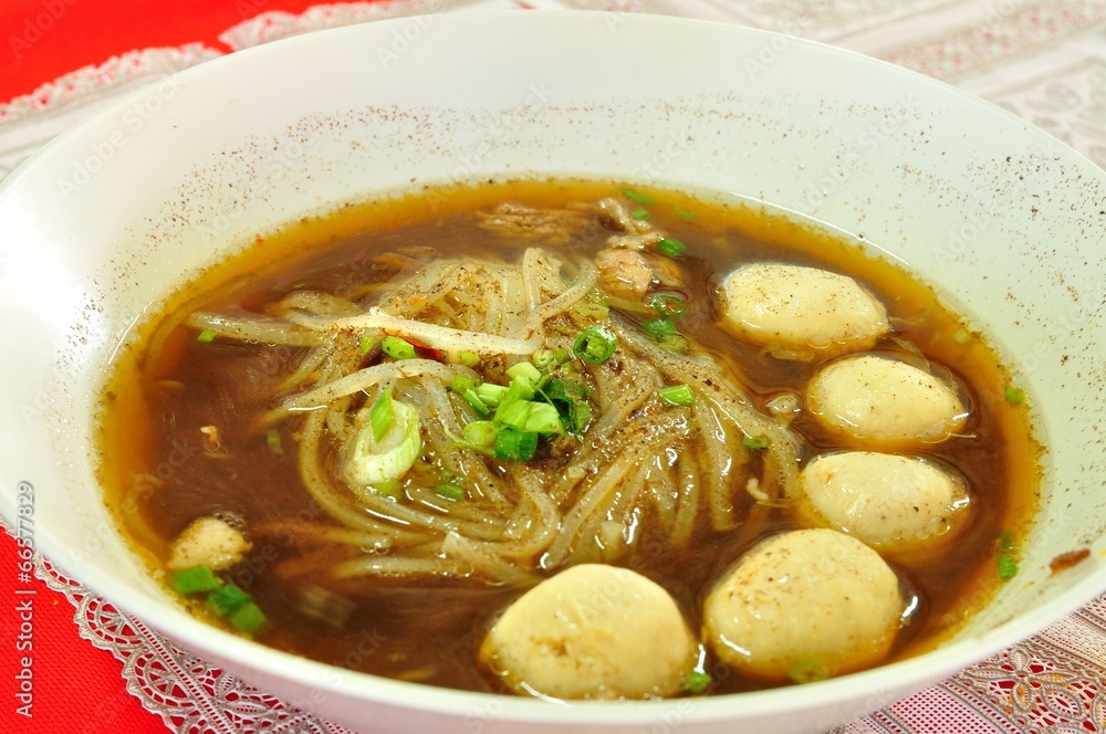 Thai Noodle Soup with Meat Thai Noodle Soup with Meat