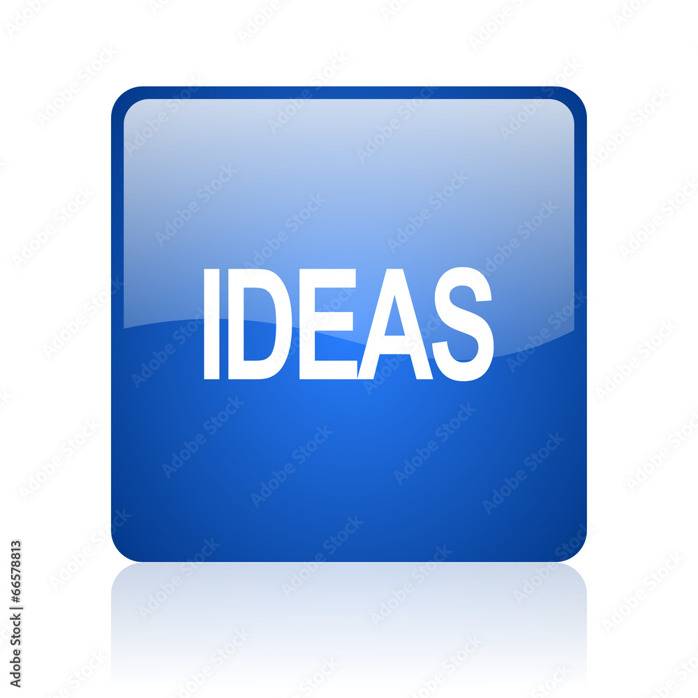 ideas blue glossy web icon ideas blue glossy web icon