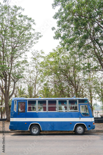 Blue bus