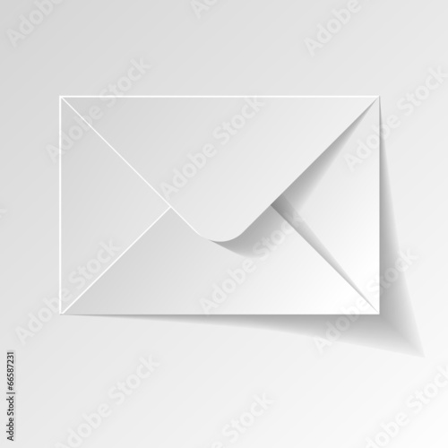 Enveloppe weiß