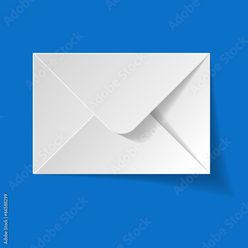 Enveloppe Hintergrund Blau