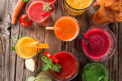 Fresh juice, healthy drinks...