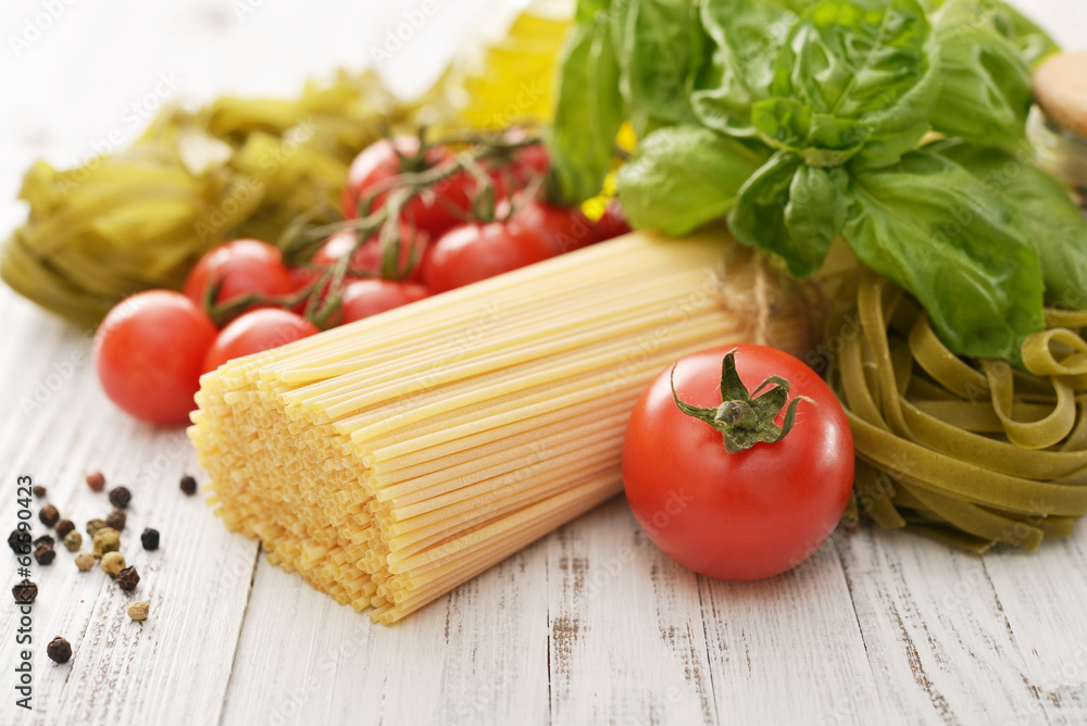 Spaghetti and tomato Spaghetti and tomato