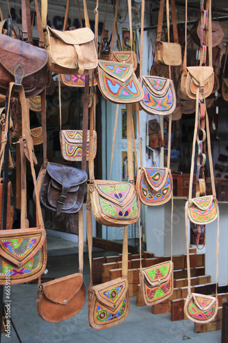 Leather Hanging Purses