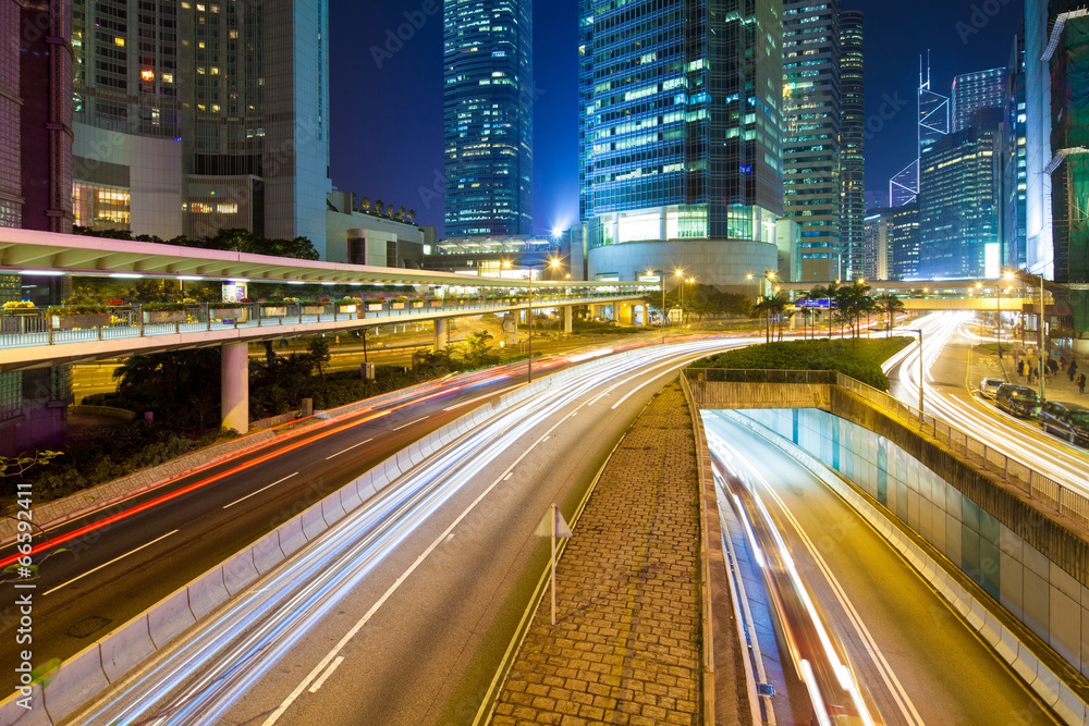 Hong Kong at night