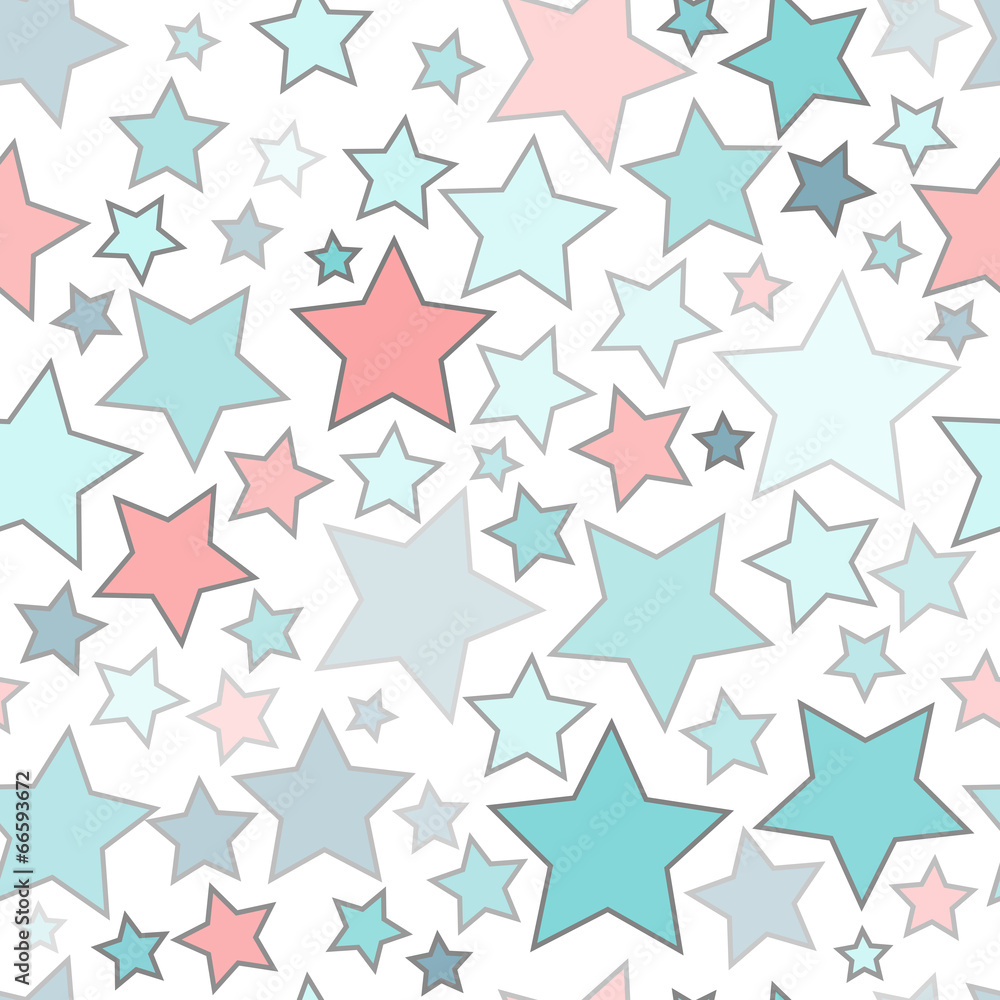 Seamless background with colorful stars Seamless background with colorful stars