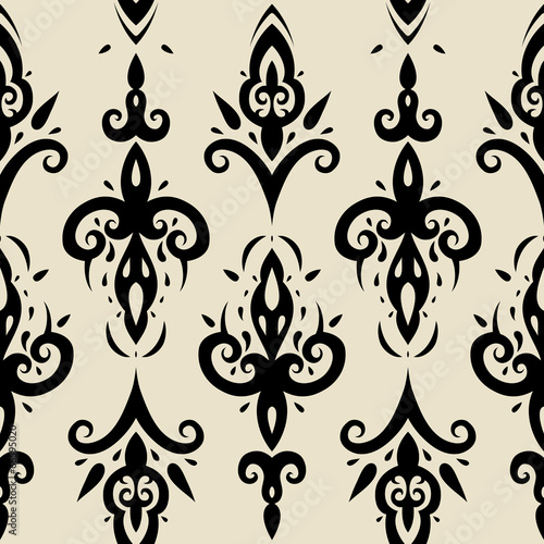 Seamless wallpaper pattern.