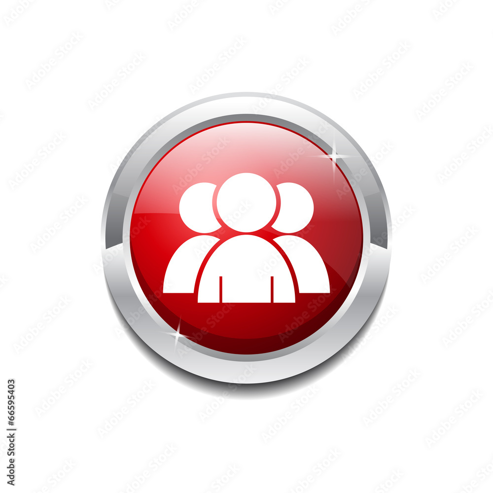 User Circular Vector Red Web Icon Button User Circular Vector Red Web Icon Button