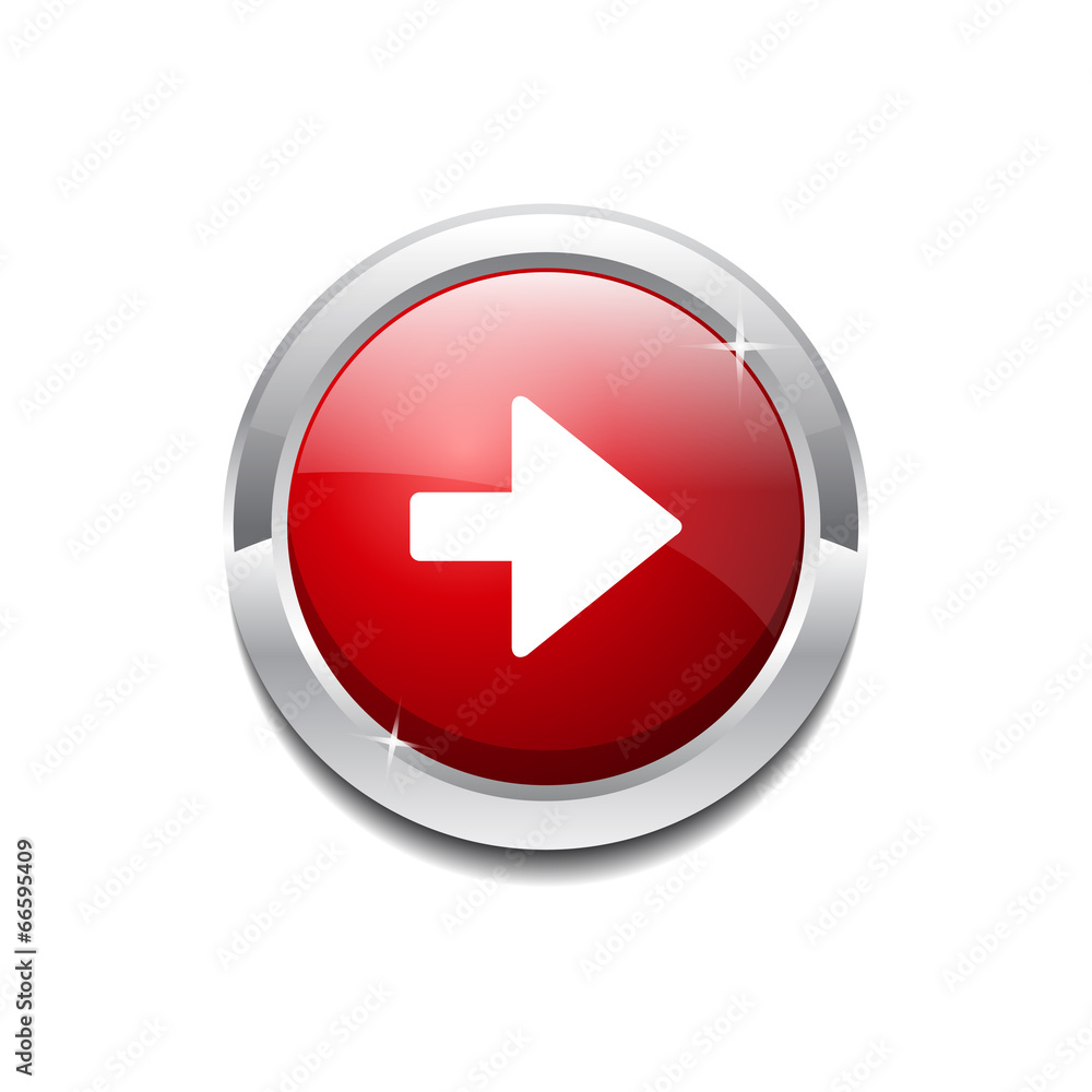 Right Key Circular Vector Red Web Icon Button Right Key Circular Vector Red Web Icon Button