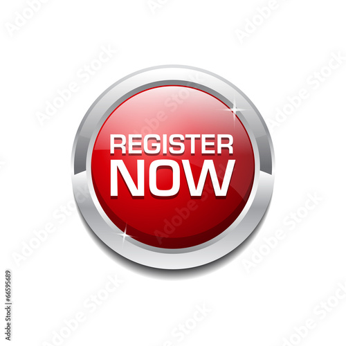 Free Download Register Now Glossy Shiny Circular Vector Button - GFXLoad