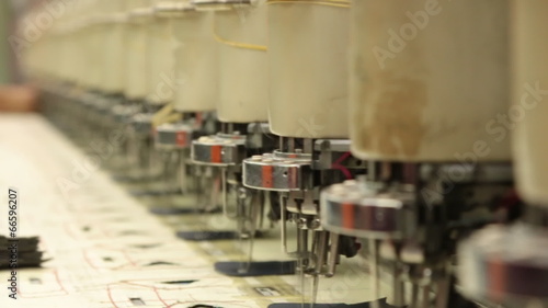 industrial embroidery and sewing machine