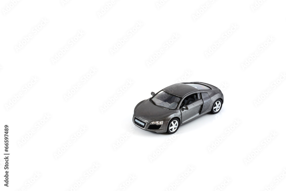 Toy car isolated on white