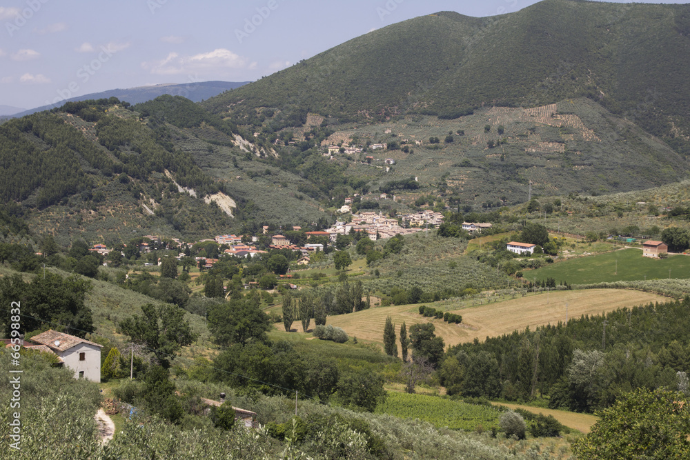 Villaggio rurale in Umbria