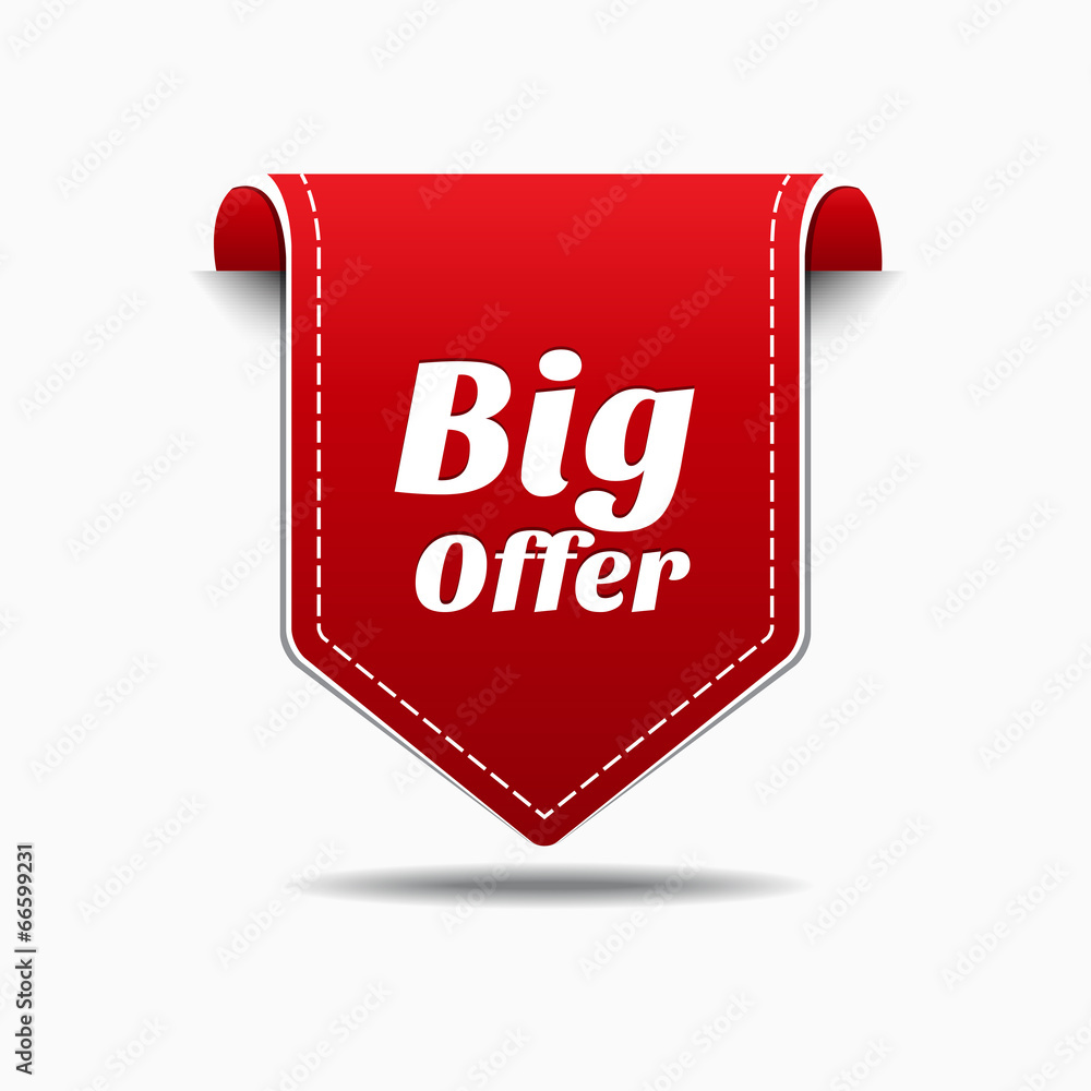 Big Offer Red Label Icon Vector Design Big Offer Red Label Icon Vector Design