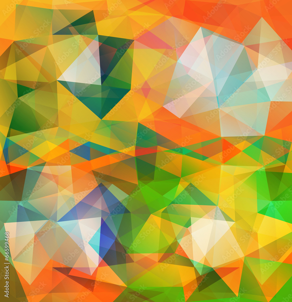 Fototapeta premium Triangle background. Pattern of geometric shapes