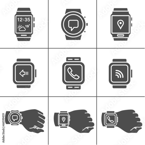 Smartwatch icons