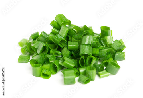 фотографія Chopped green onions