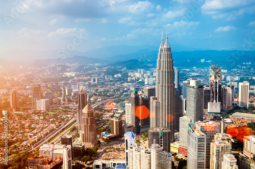 Kuala Lumpur skyline - Malaysia.