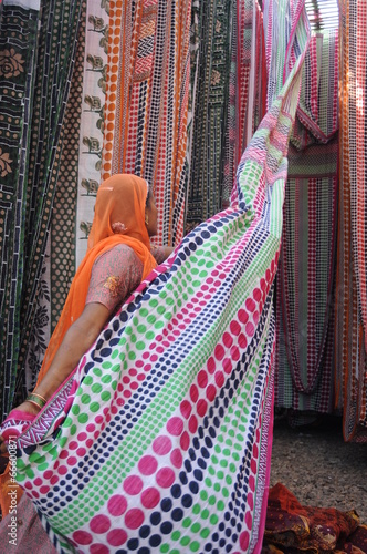 woman , textile Industry , rural Rajasthan, India
