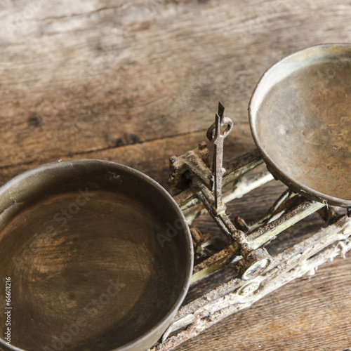 Old Antique weight measuring and kitchen goods weighing