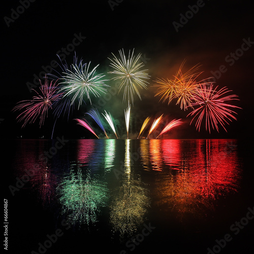 Fireworks - Ignis Brunensis in Czech republic in Brno 18.6.2014