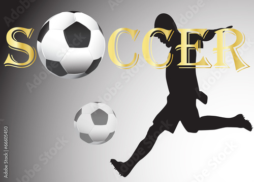 Fototapeta Naklejka Na Ścianę i Meble -  Soccer logo