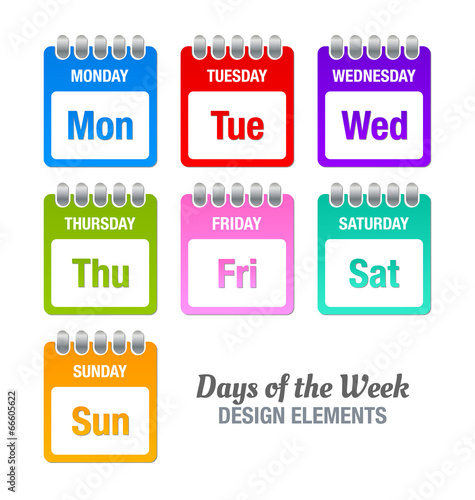 Days of the week