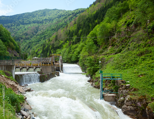 Obraz na płótnie Hydroelectric power station