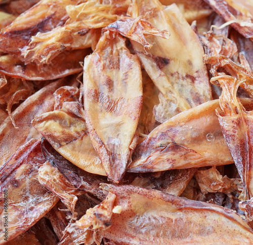 Dried squid.