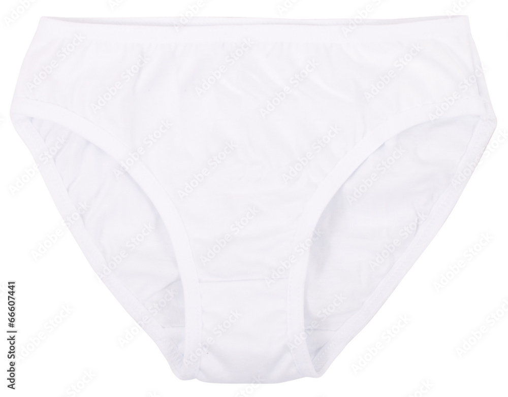 Women's panties isolated on white background.